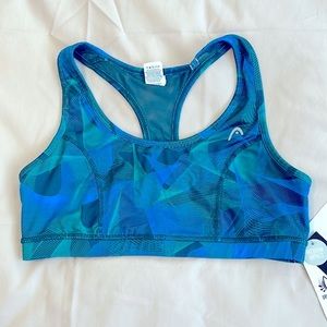 NWT HEAD Medium Impact Dri Motion Sports Bra L